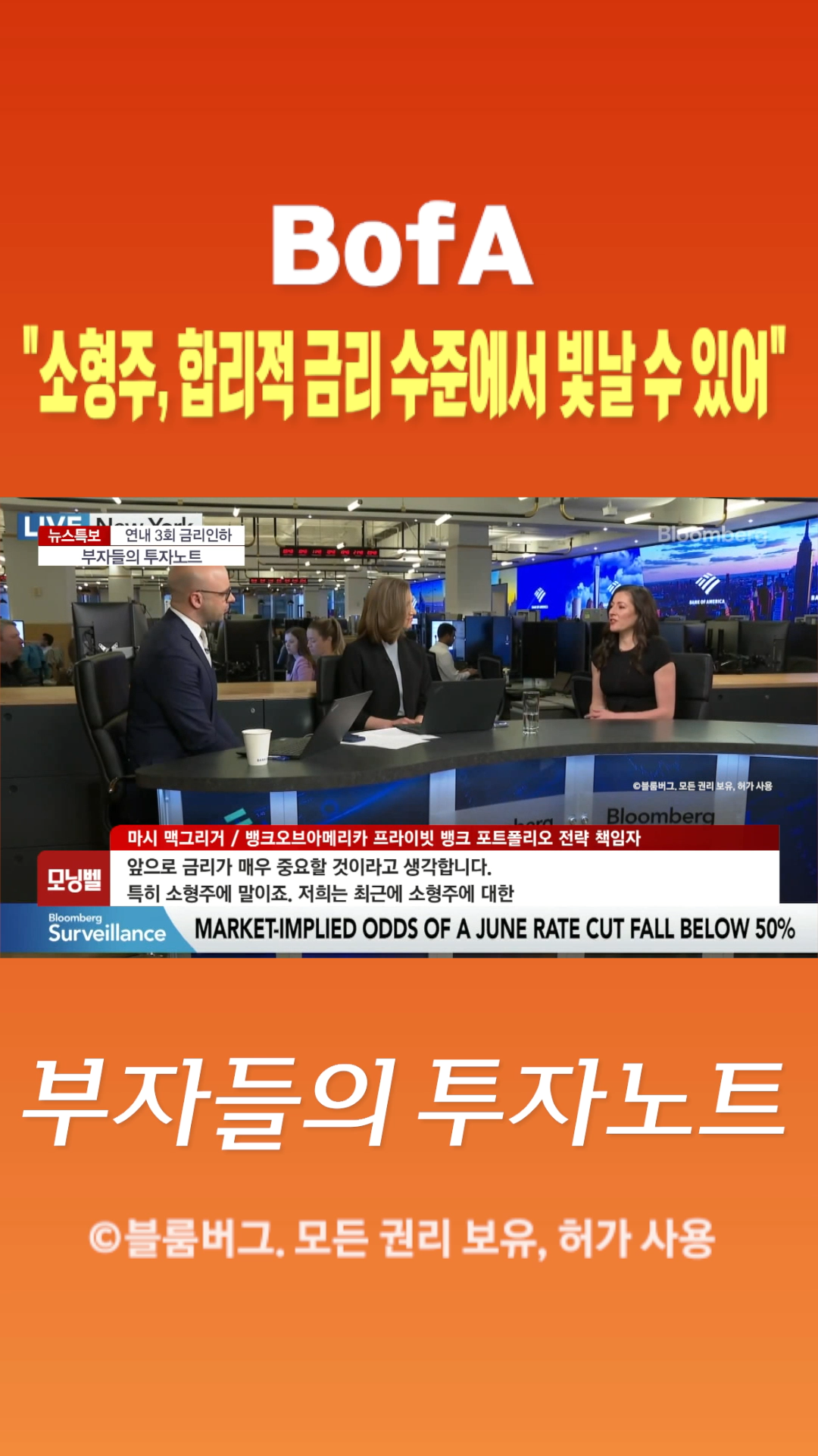 [숏폼] BofA "소형주, 합리적 금리 수준에서 빛날 수 있어" SBS Biz