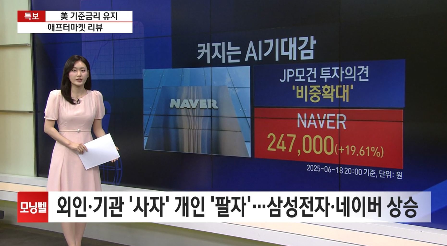 [애프터마켓 리뷰] 외인·기관 '사자' 개인 '팔자'…삼성전자·네이버 상승