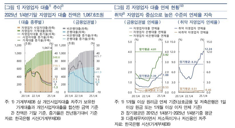 취약 자영업자 대출 연체율 12% 넘겼다…12년 만에 최고치