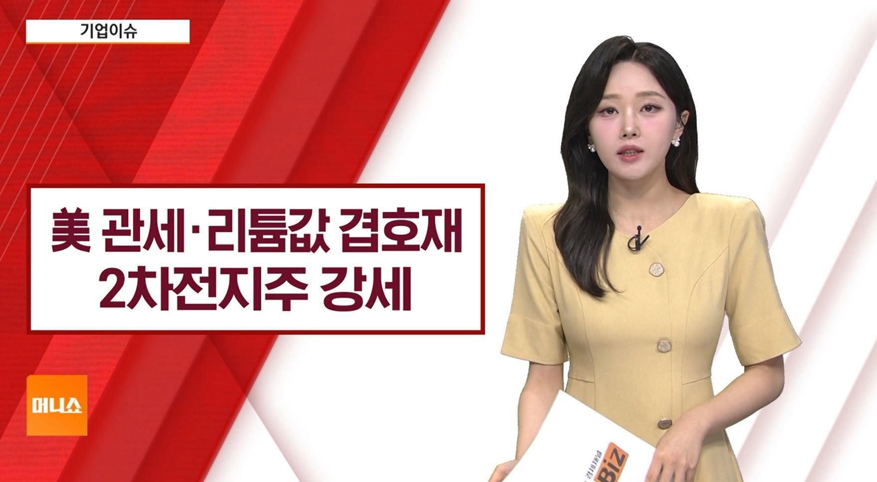 [기업이슈] 美 관세·리튬값 상승 겹호재에 2차전지 날았다