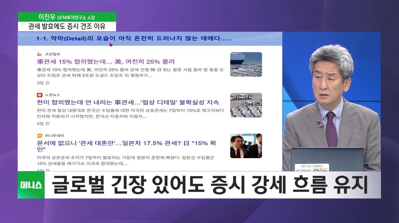 [증시 인사이트] 관세 현실화해도 글로벌 증시 큰 흔들림 없어