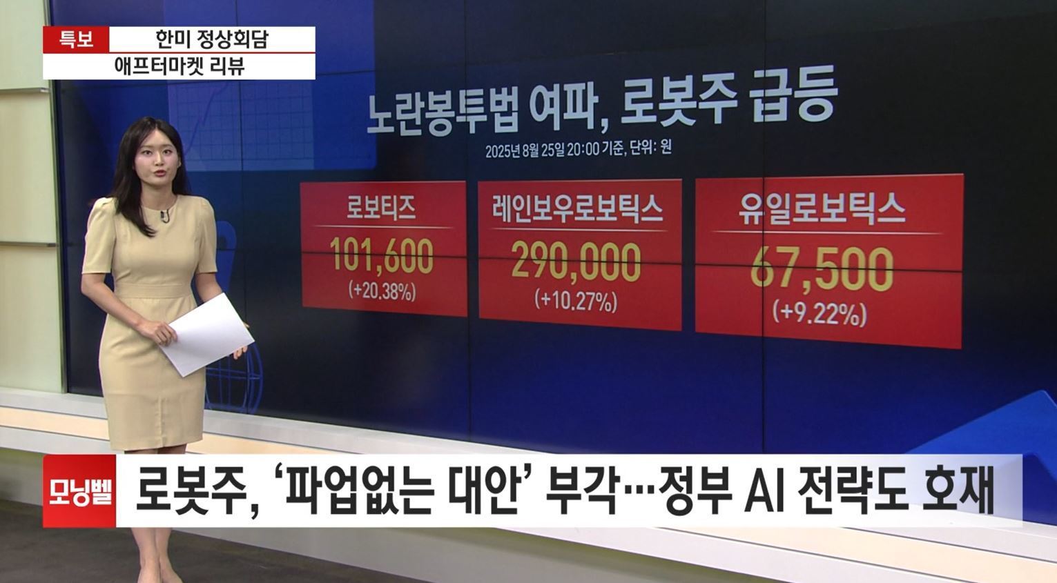 [애프터마켓 리뷰] 로봇주, '파업없는 대안' 부각…정부 AI 전략도 호재