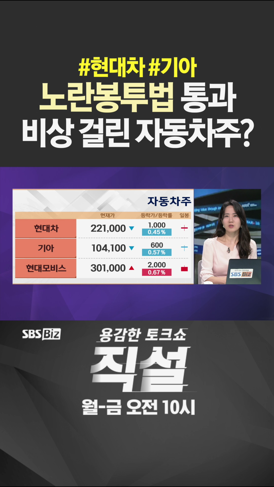 [숏폼] 노란봉투법 통과 비상 걸린 자동차주?