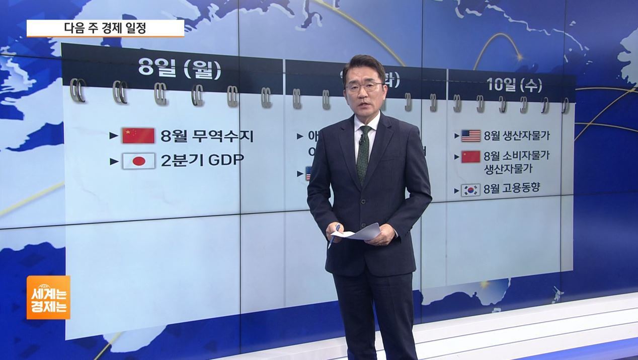 [다음주 경제일정] 美 8월 CPI 관건…9월 금리</font>인하 쐐기?